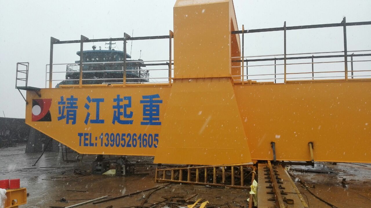 喜報：靖起100T船用門吊安裝完畢！